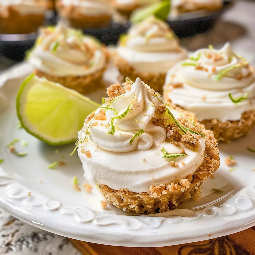 Mini No Bake Key Lime Pies