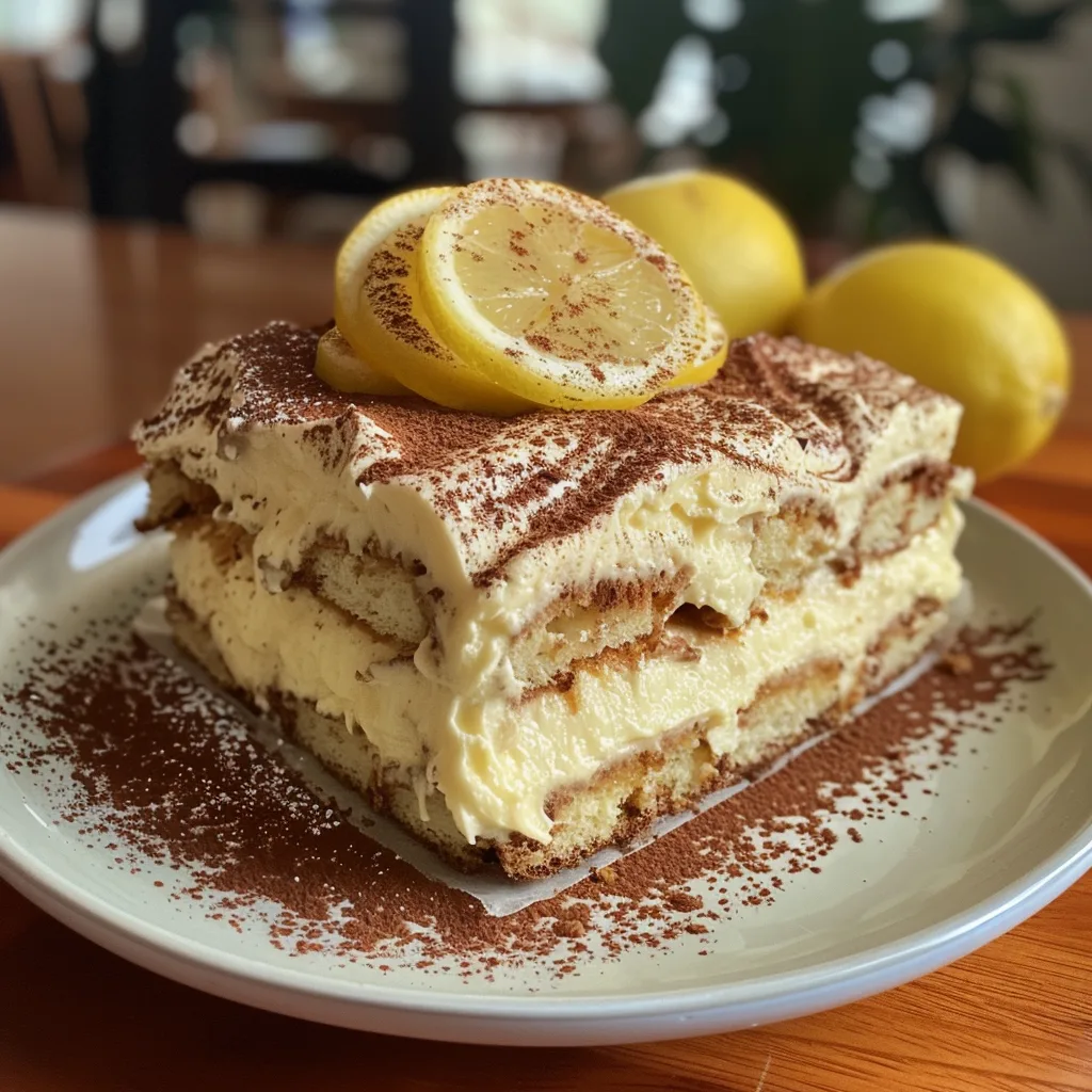Limoncello Tiramisu: A Zesty Twist