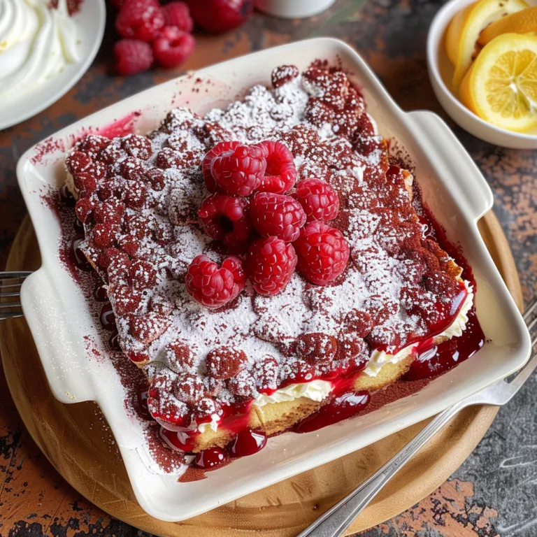 Raspberry Tiramisu: A Refreshing Twist