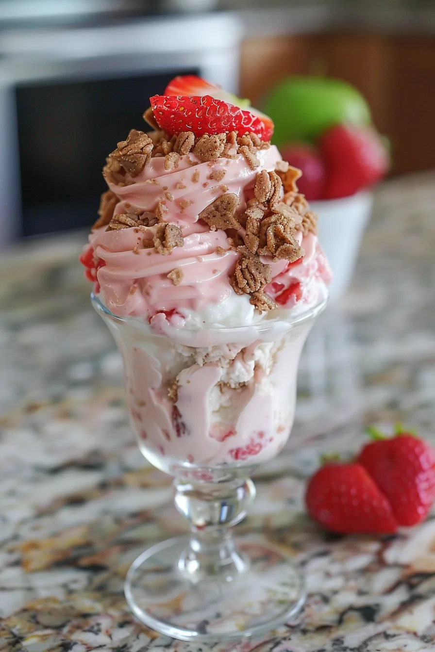 Viral Strawberry Yogurt Clusters (Easy No Bake Treat) 7 image 1777848838309