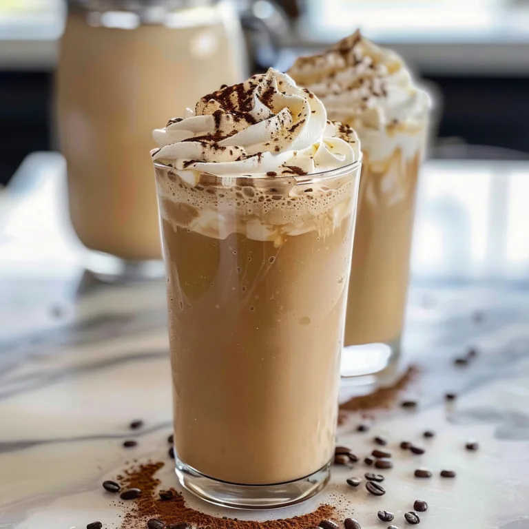 Healthy Homemade Frappuccino Recipe