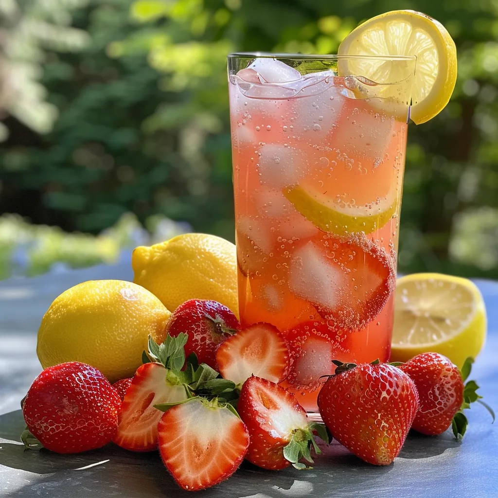 Fresh Strawberry Lemonade For Hot Summer Days