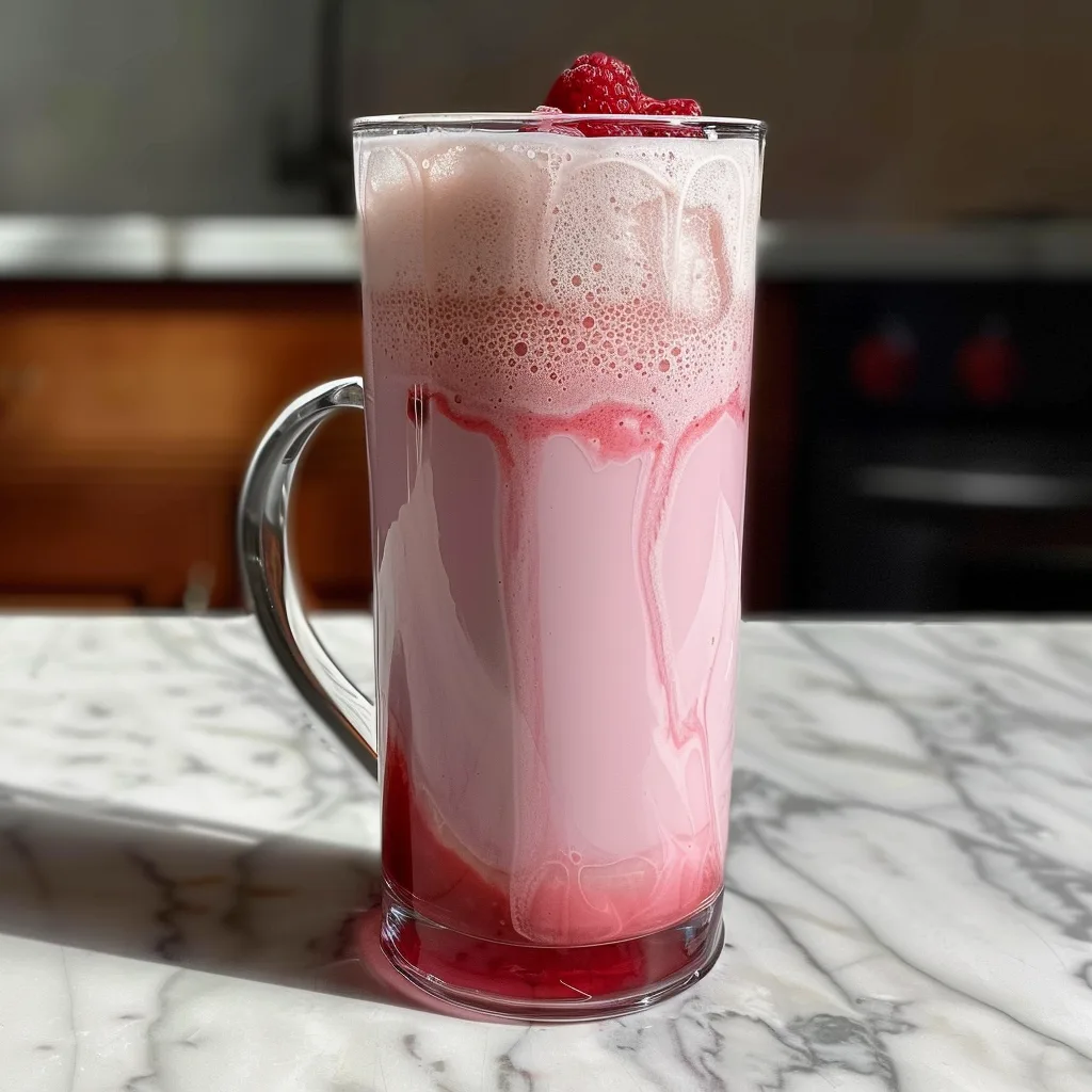 Pink Raspberry Hibiscus Latte Recipe