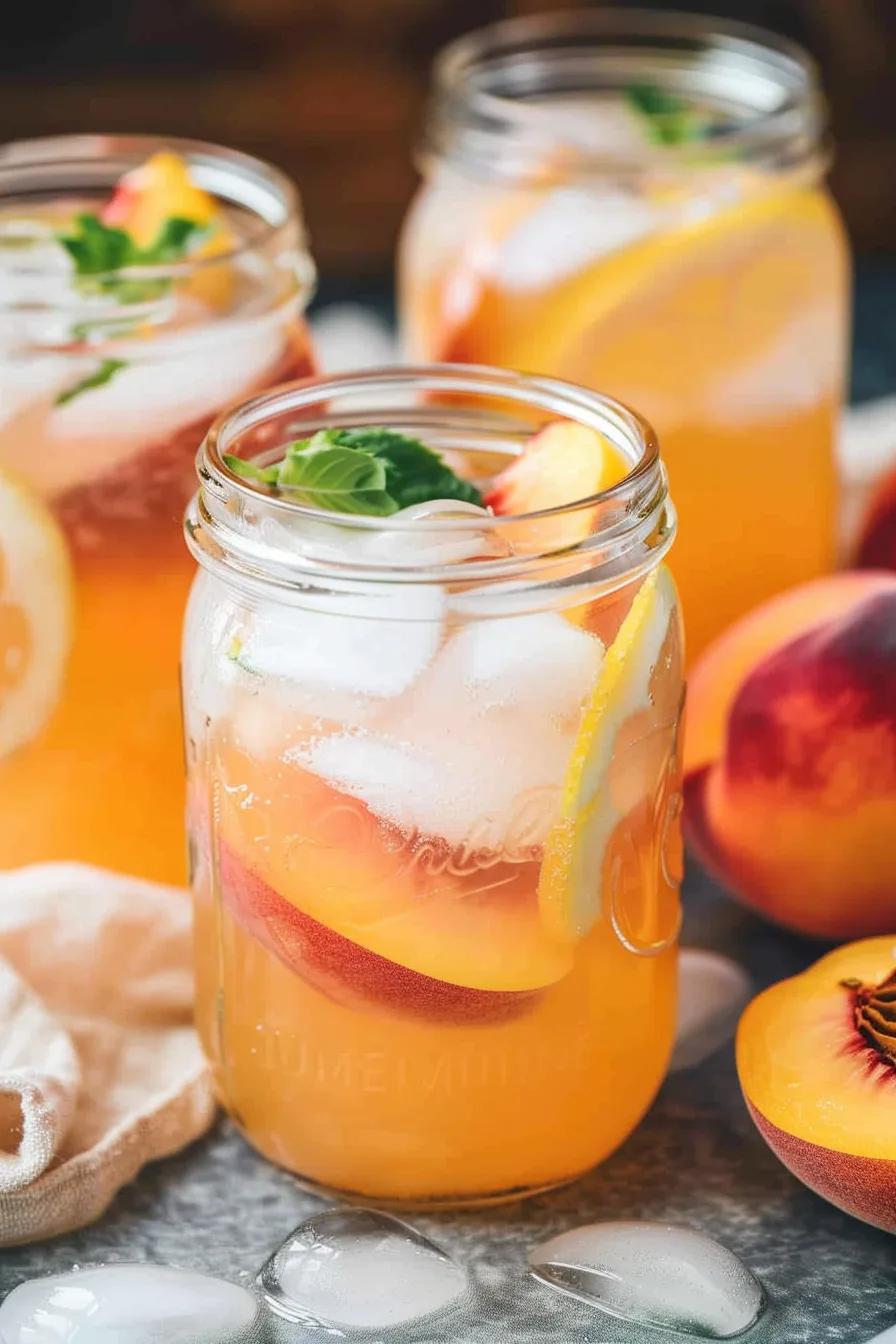 Homemade Peach Lemonade Summer Recipe 6 image 1778103610081
