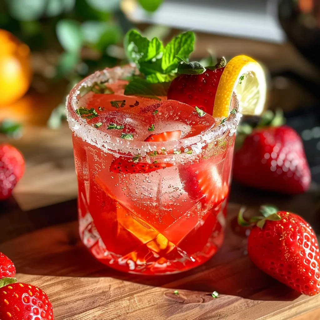 Refreshing Strawberry Mocktail for Summer