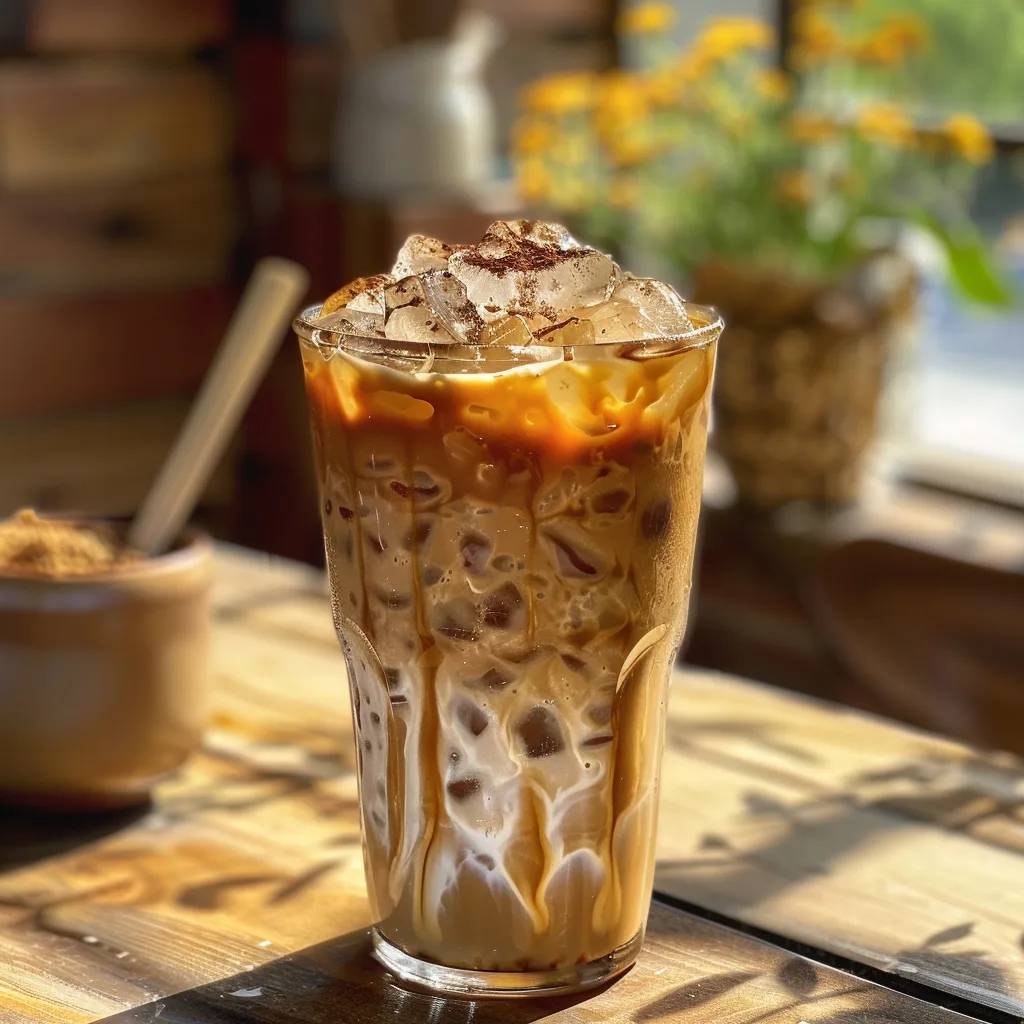 Mexican Style Iced Coffee Drink