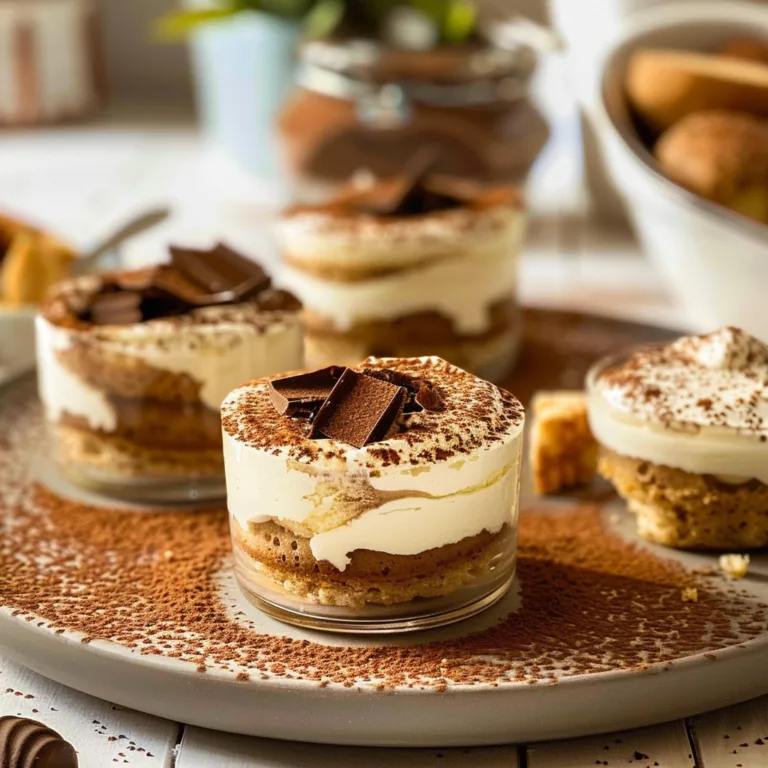 Mini Tiramisu Dessert Cups Recipe