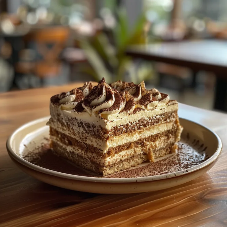 Easy Tiramisu Cake Dessert Recipe