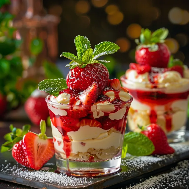 Strawberry Pudding Dessert Cups: A Sweet Treat