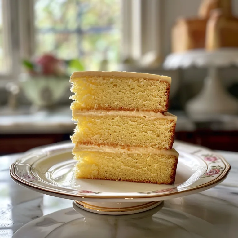 Classic Moist Yellow Cake Recipe