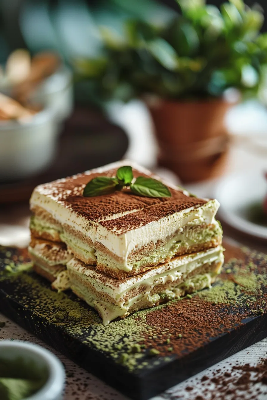 Creamy Matcha Tiramisu Dessert Recipe 6 image 1778109449886