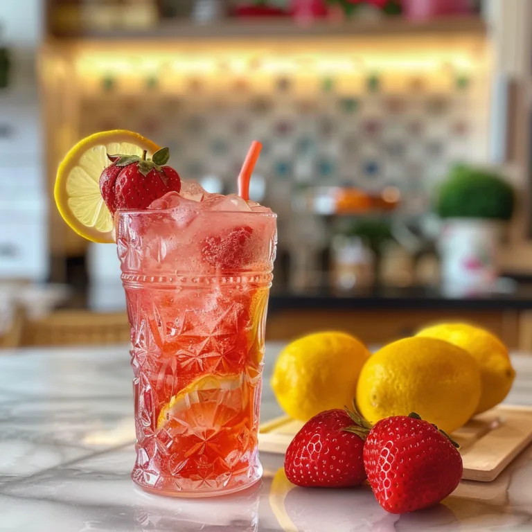 Fresh Strawberry Lemonade Homemade Perfection