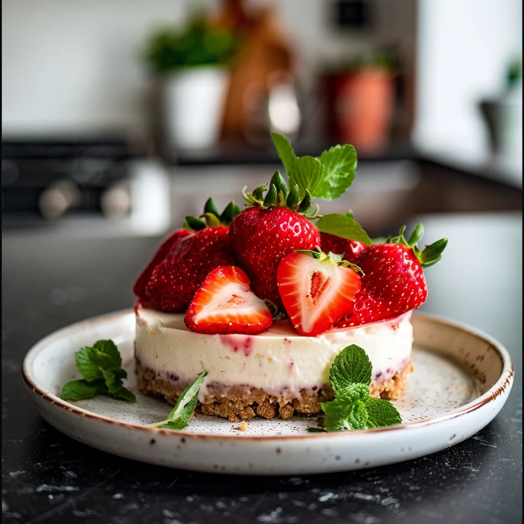 No Bake Strawberry Cheesecake Summer Dessert Perfection