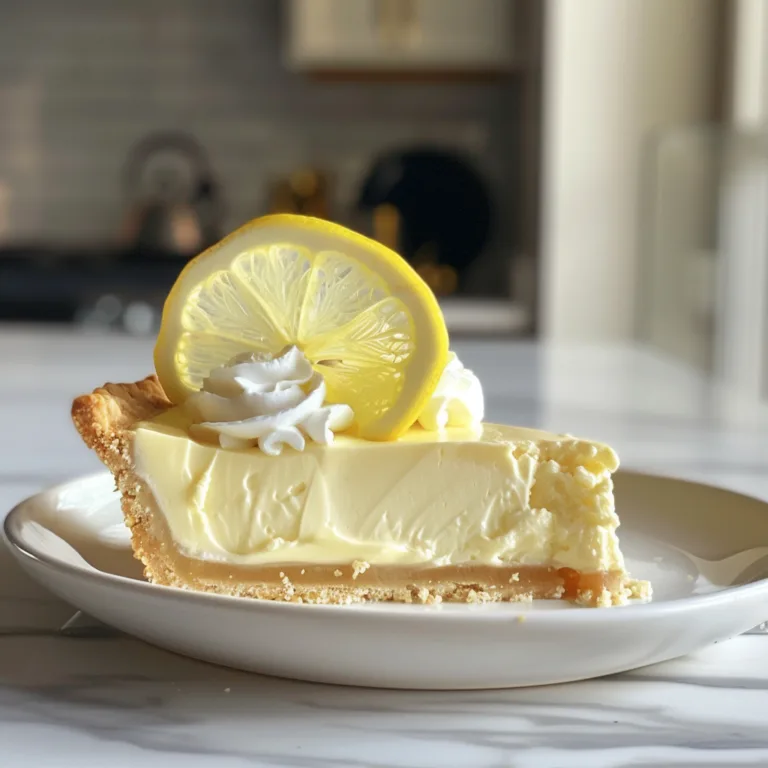 Creamy Lemon Icebox Pie Summer Dessert