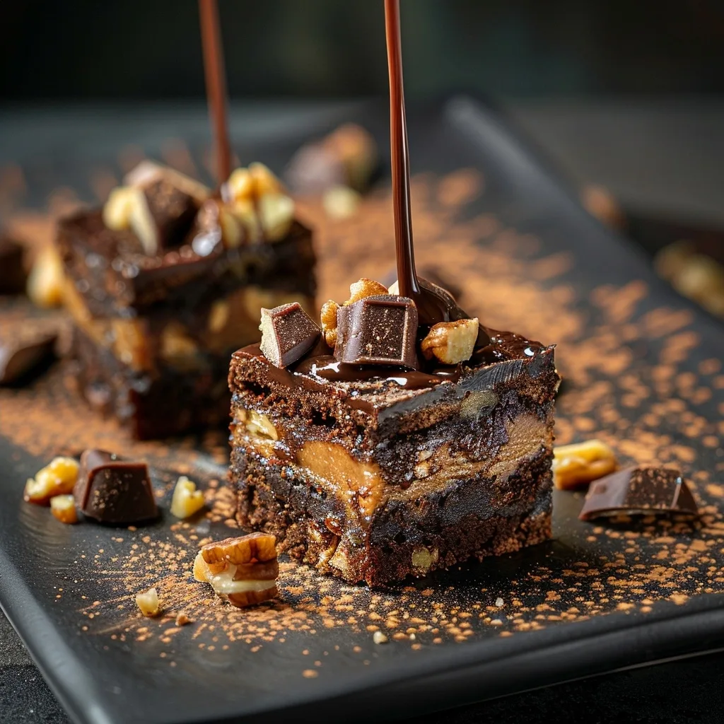 Gooey Snickers Brownie Bars Everyone Loves