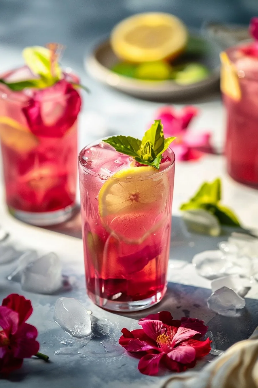 Hibiscus Lemonade Drink: A Refreshing Treat 4 image 1779049782137