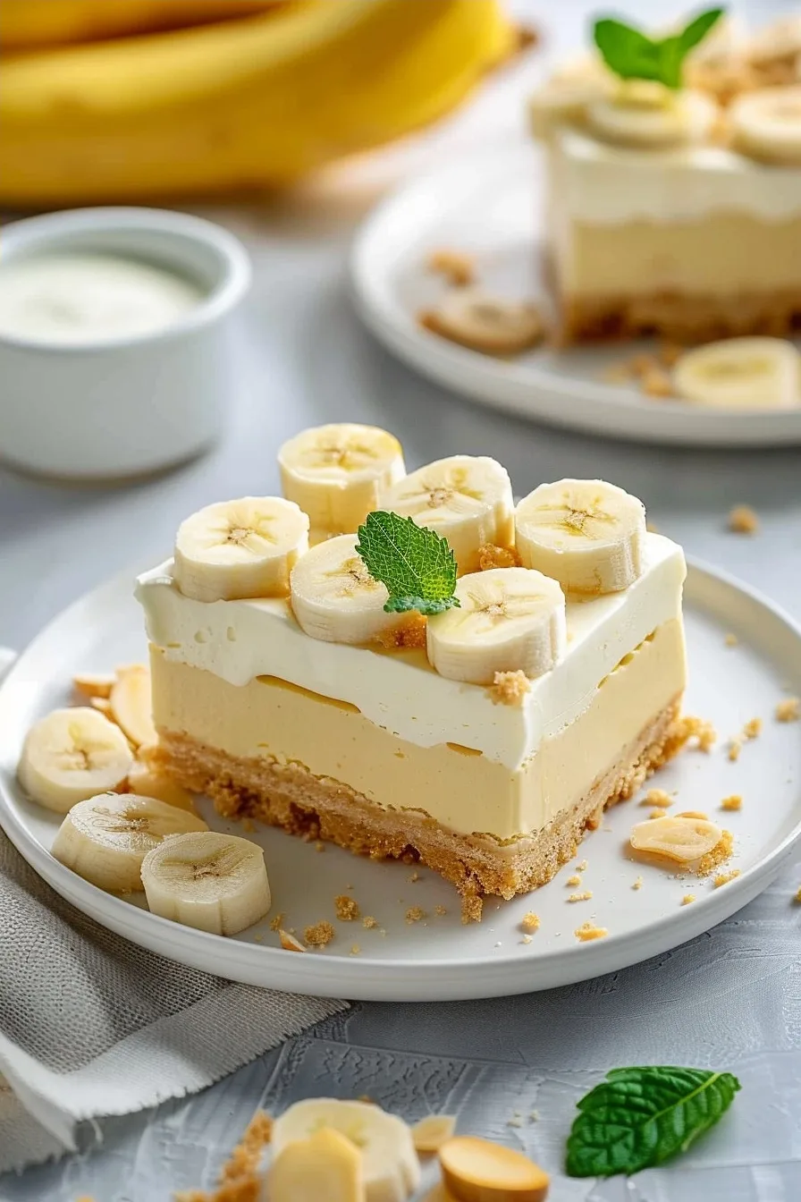 Banana Pudding Bars No Bake 4 image 1779104330753
