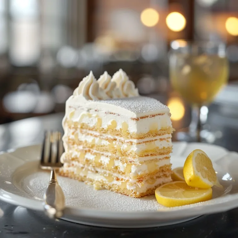 Lemon Icebox Cake: A Timeless Classic