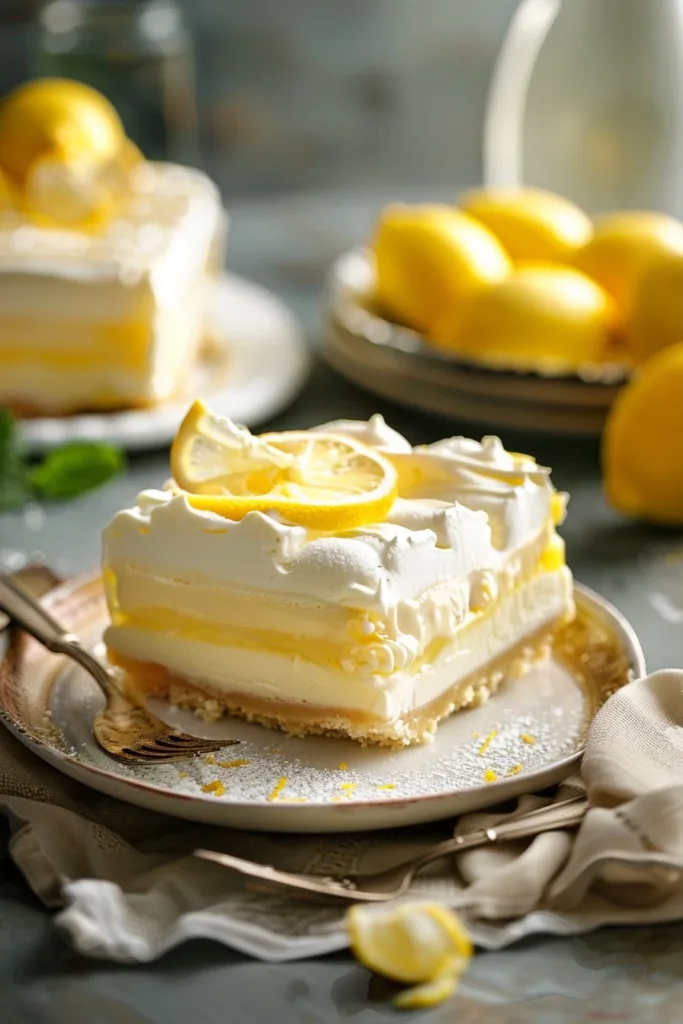 Easy Lemon Icebox Pie Dessert