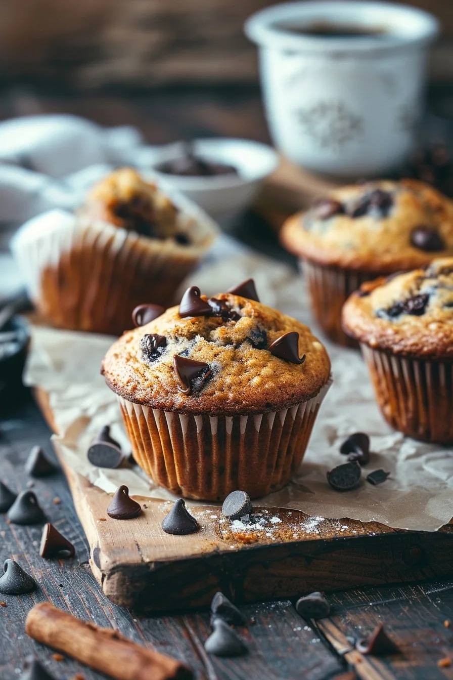 Moist Banana Chocolate Chip Muffins 1 image 1779141331852