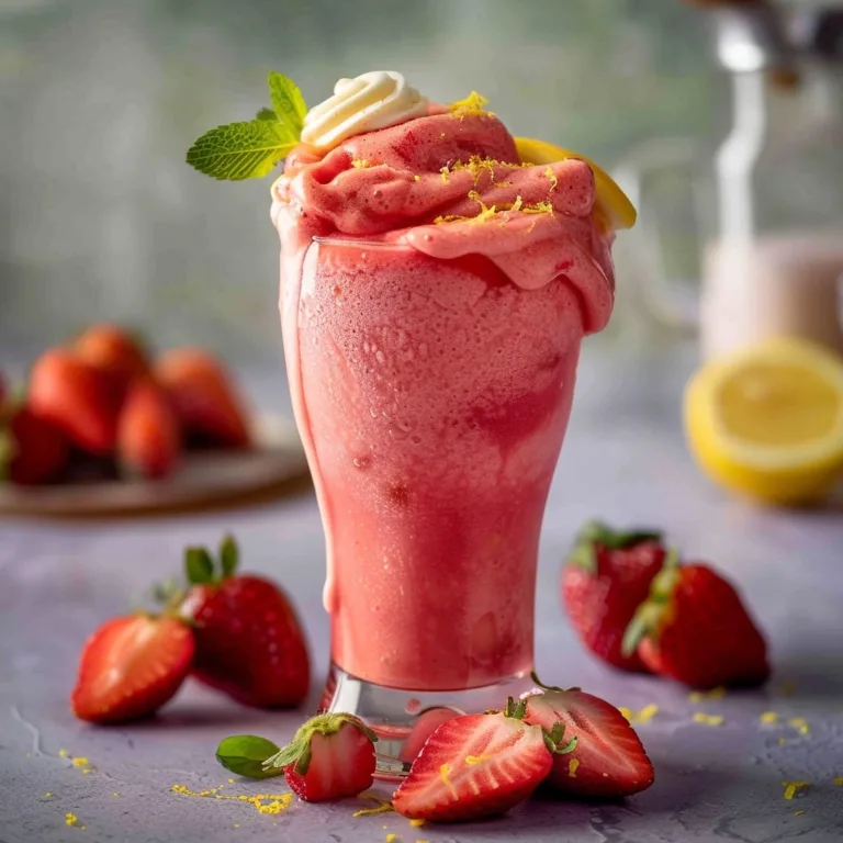 Easy Frozen Strawberry Lemonade