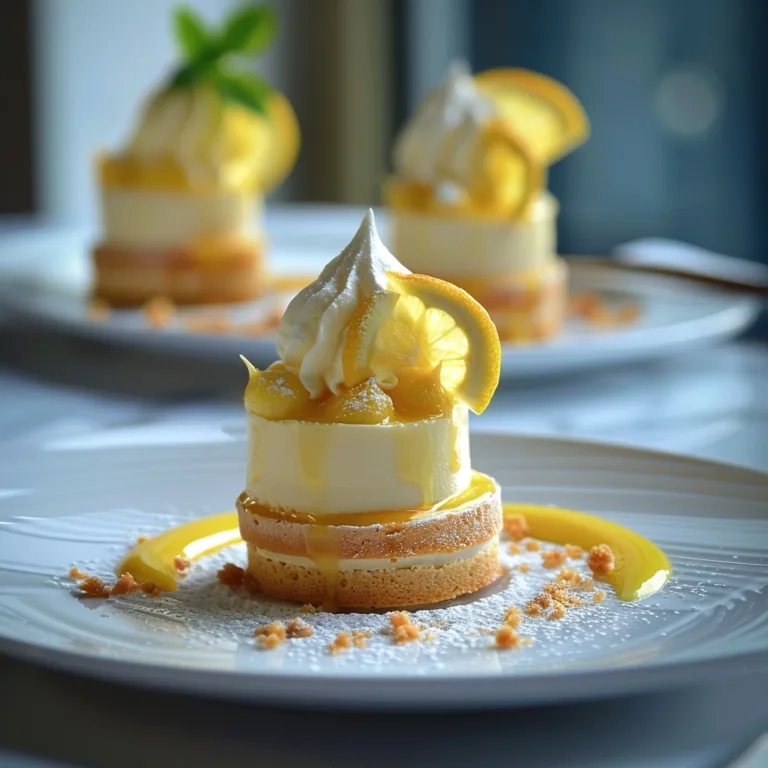 Easy No Bake Lemon Dessert for Hot Weather Days