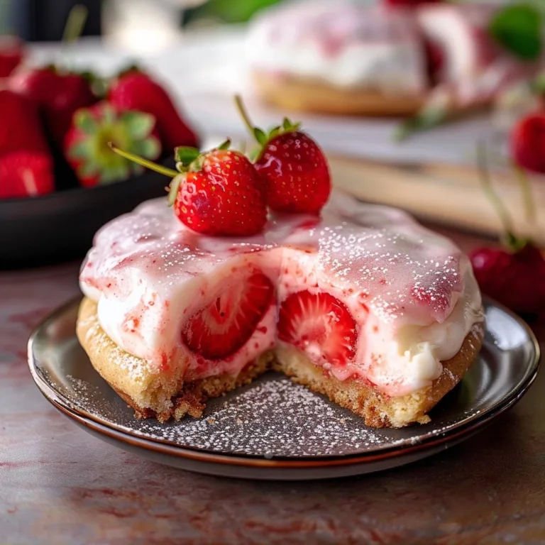 Strawberry Cookie Cheesecake Dreams