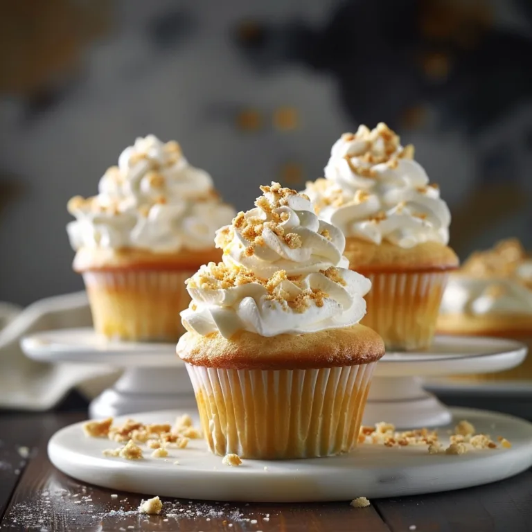 Banana Pudding Cupcakes Whipped Cream