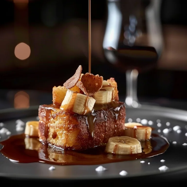Banana Bread Pudding Viral Warm