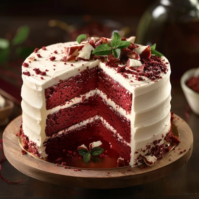 Easy Classic Red Velvet Cake 3 Layers Scratch