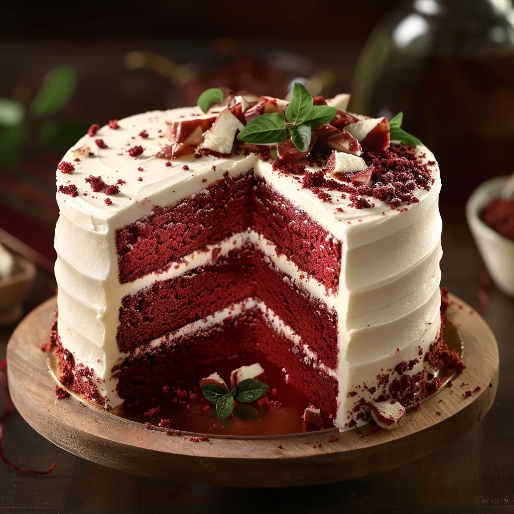 Easy Classic Red Velvet Cake 3 Layers Scratch