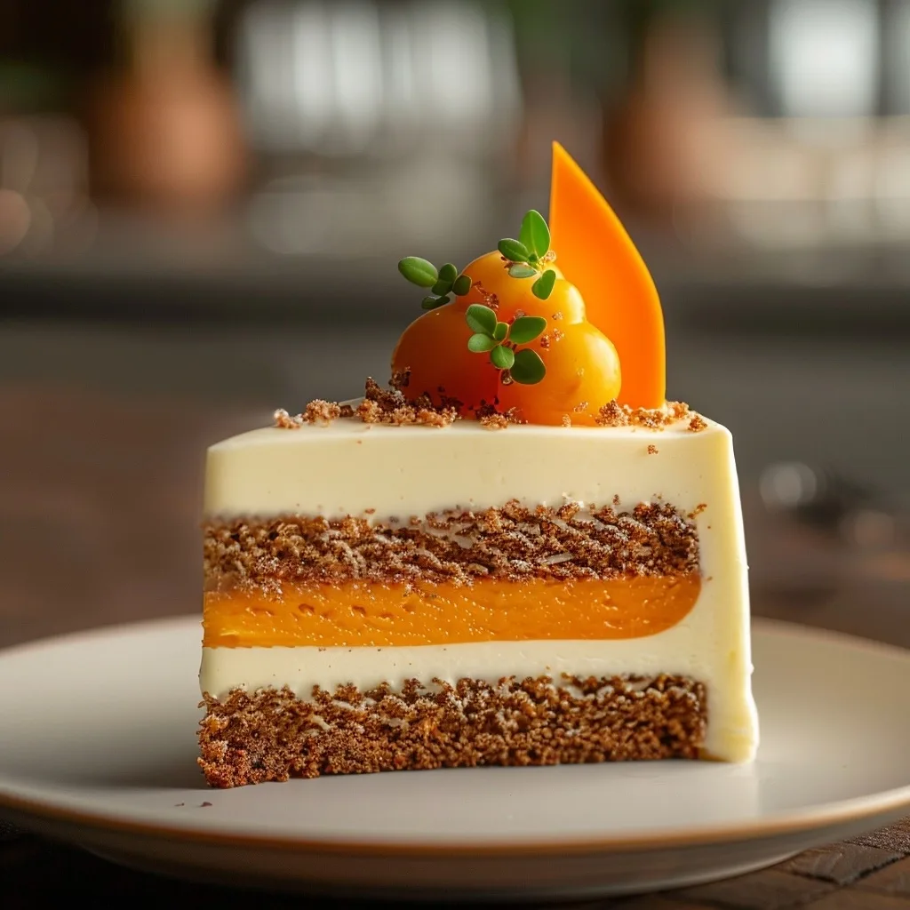Homemade Carrot Cake Cheesecake Layered