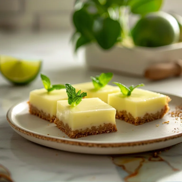 Key Lime Bars Graham Cracker Crust