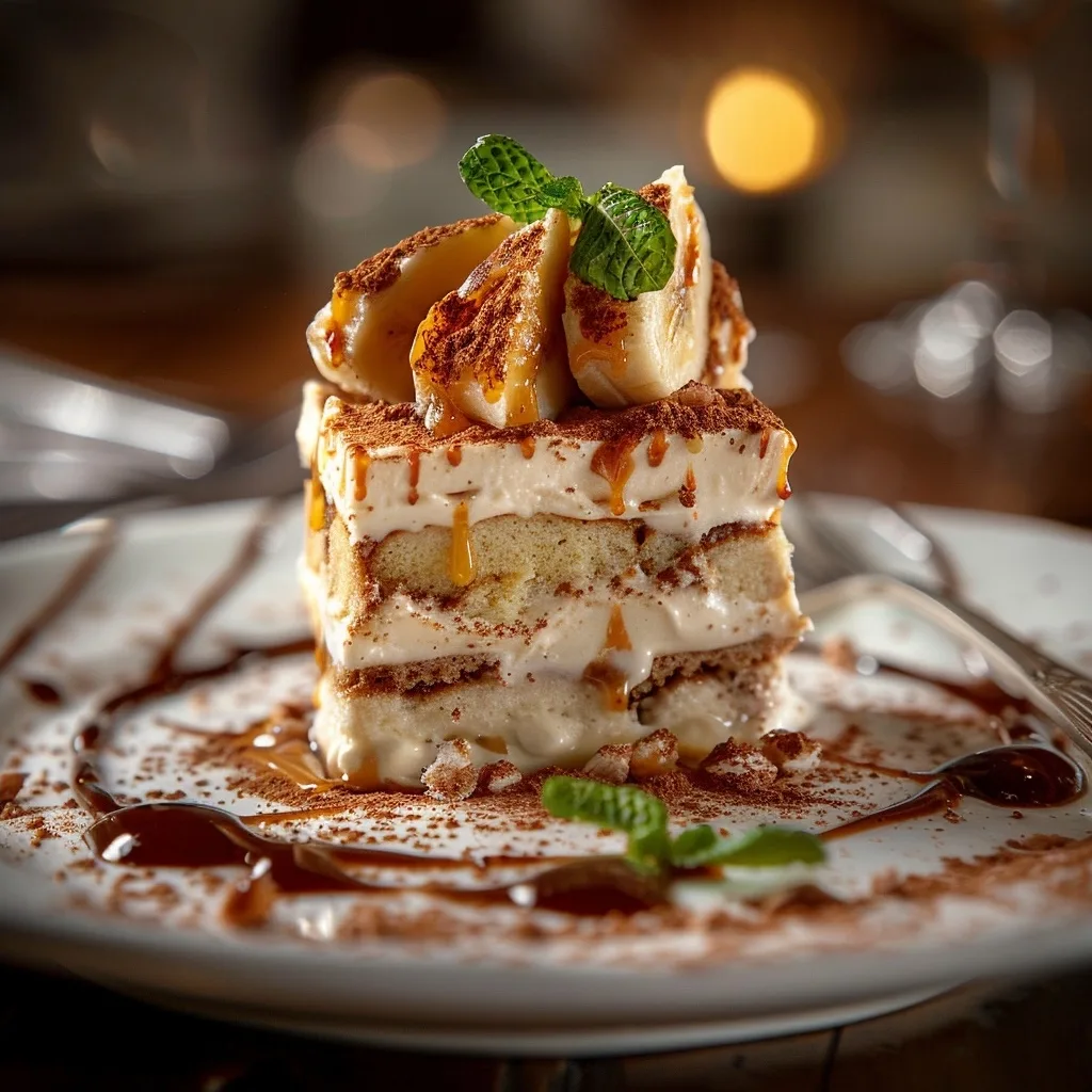 Banana Pudding Tiramisu Caramel Bliss