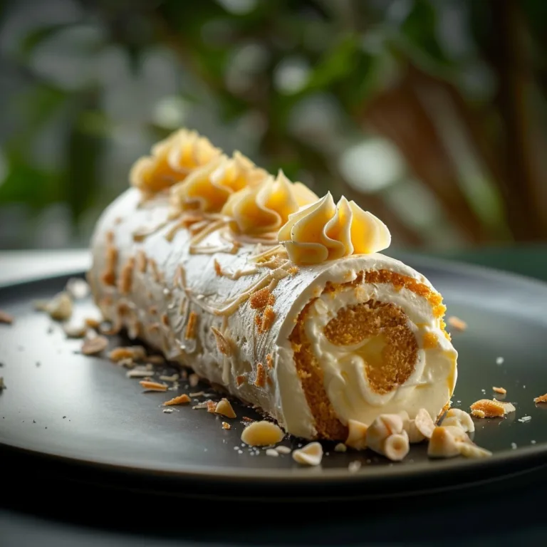 Carrot Cake Roll Cream Cheese Filling Perfection