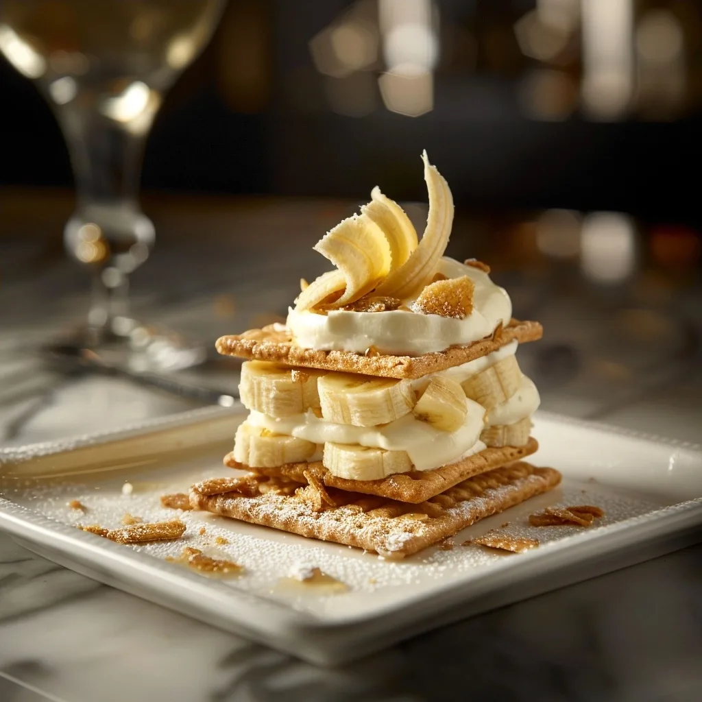 Home 43 Banana Cream Dessert Graham Cracker