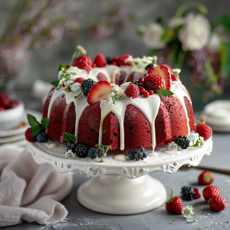 Copycat Nothing Bundt Red Velvet Cake Delight
