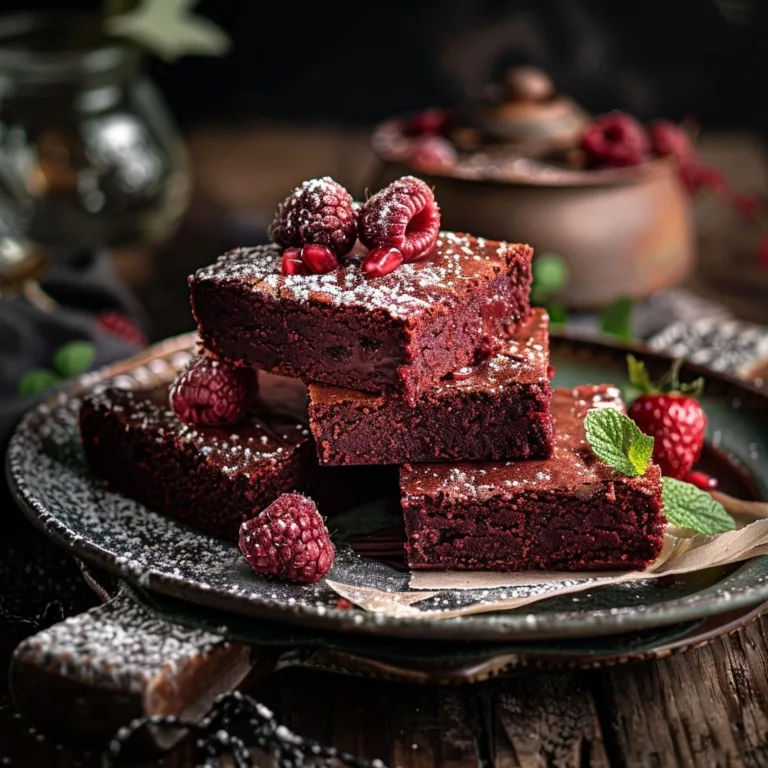 Red Velvet Brownies Fudgy Classic