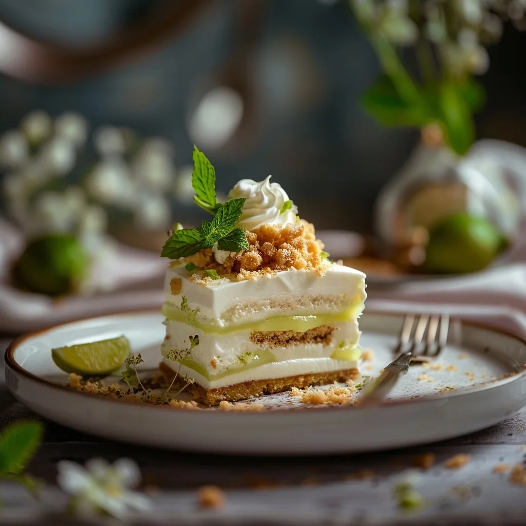 Key Lime Lush 5 Layers Dessert: A Tropical Dream