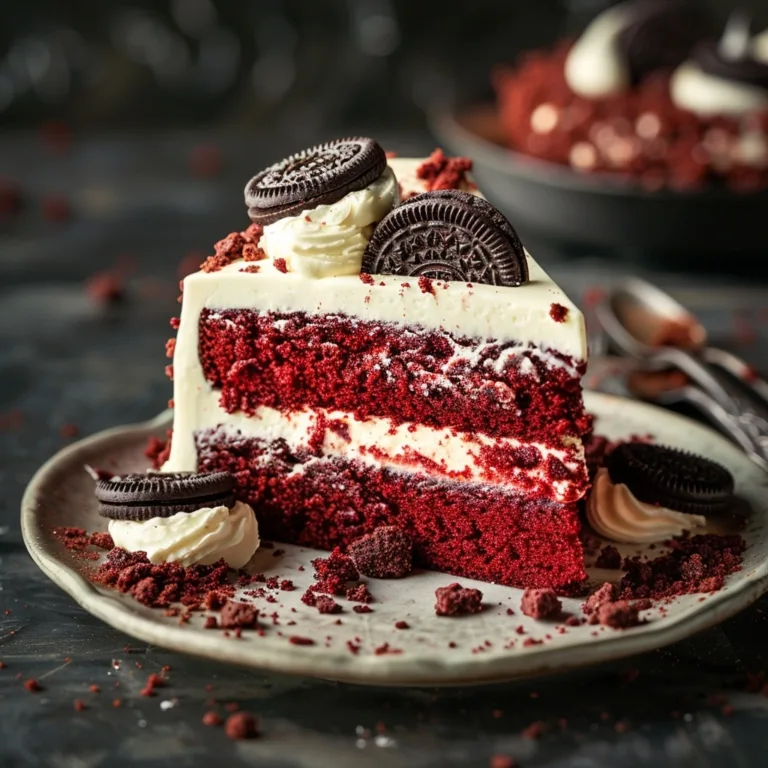 Red Velvet Oreo Cake: Buttermilk Sour Cream Bliss