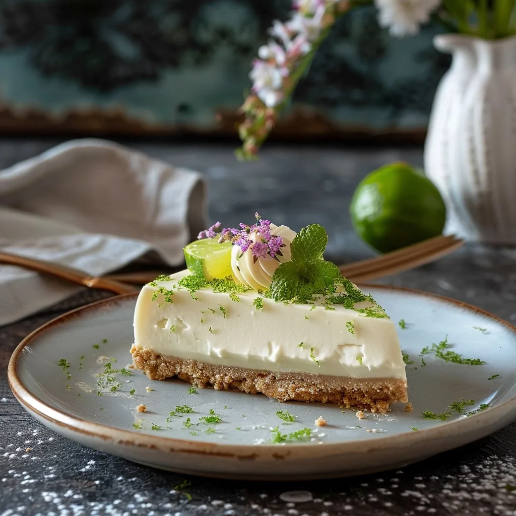 No Bake Lime Cheesecake Perfection