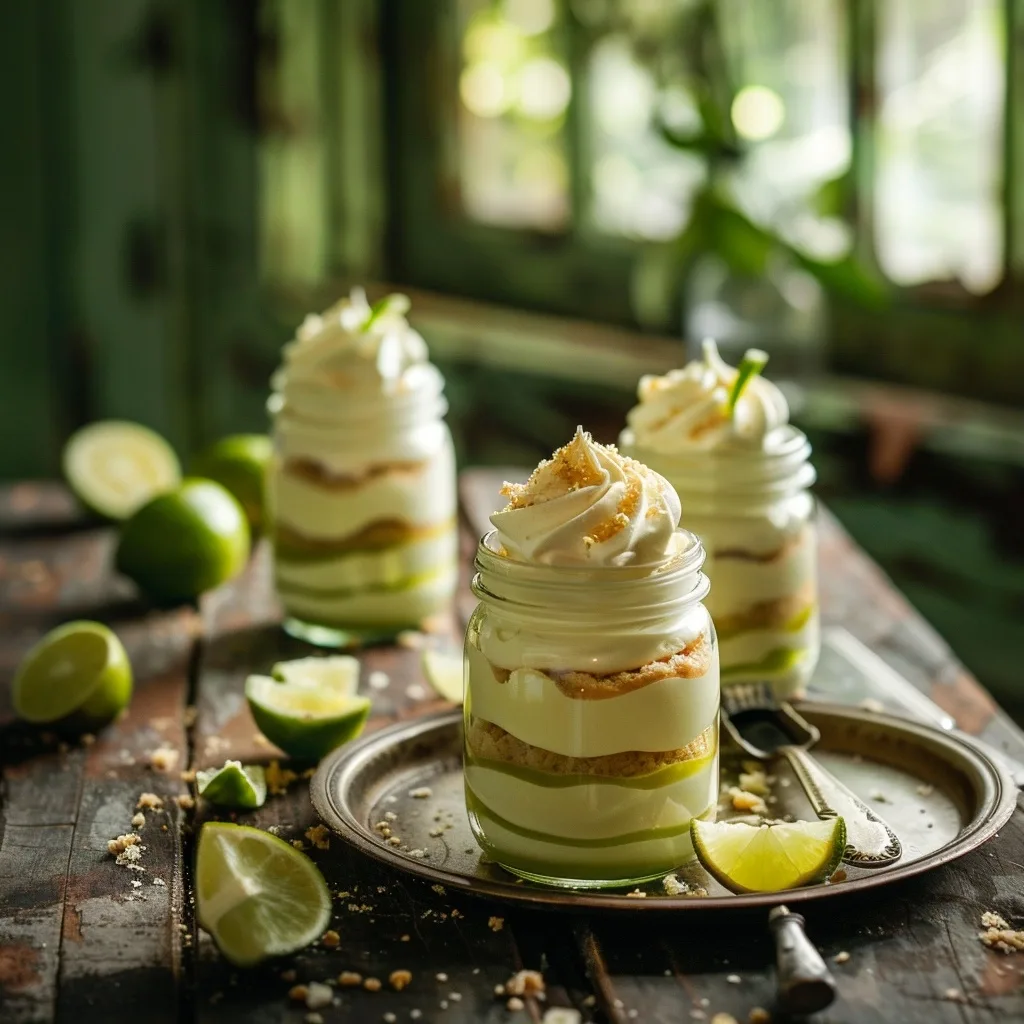 Key Lime Mason Jars No Bake Summer