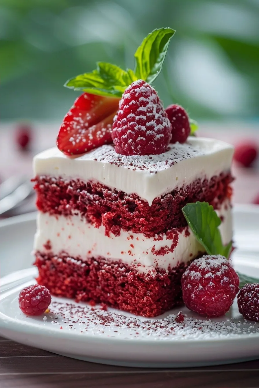 Red Velvet Poke Cake Cream Cheese Easy 1 image 1780516924335