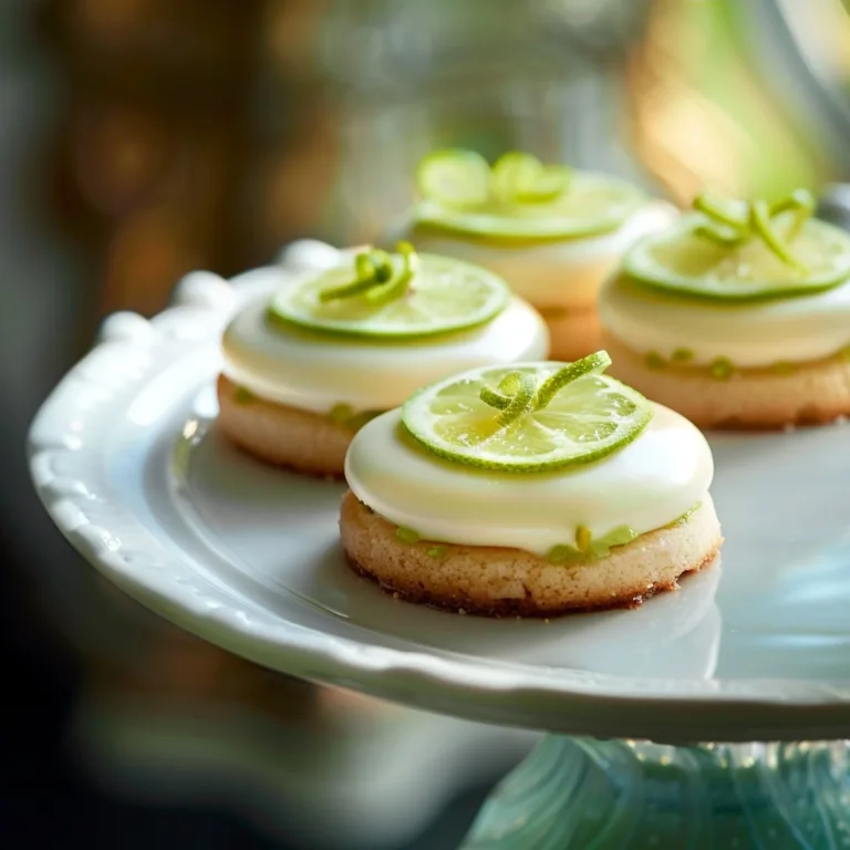 Key Lime Cookies Soft Chewy Buttery