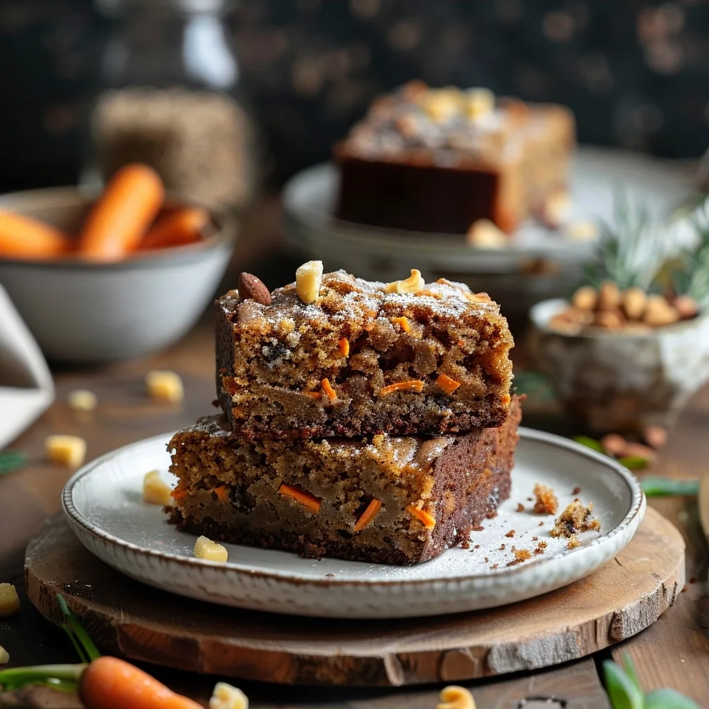 Carrot Cake Loaf Browned Butter Blondie