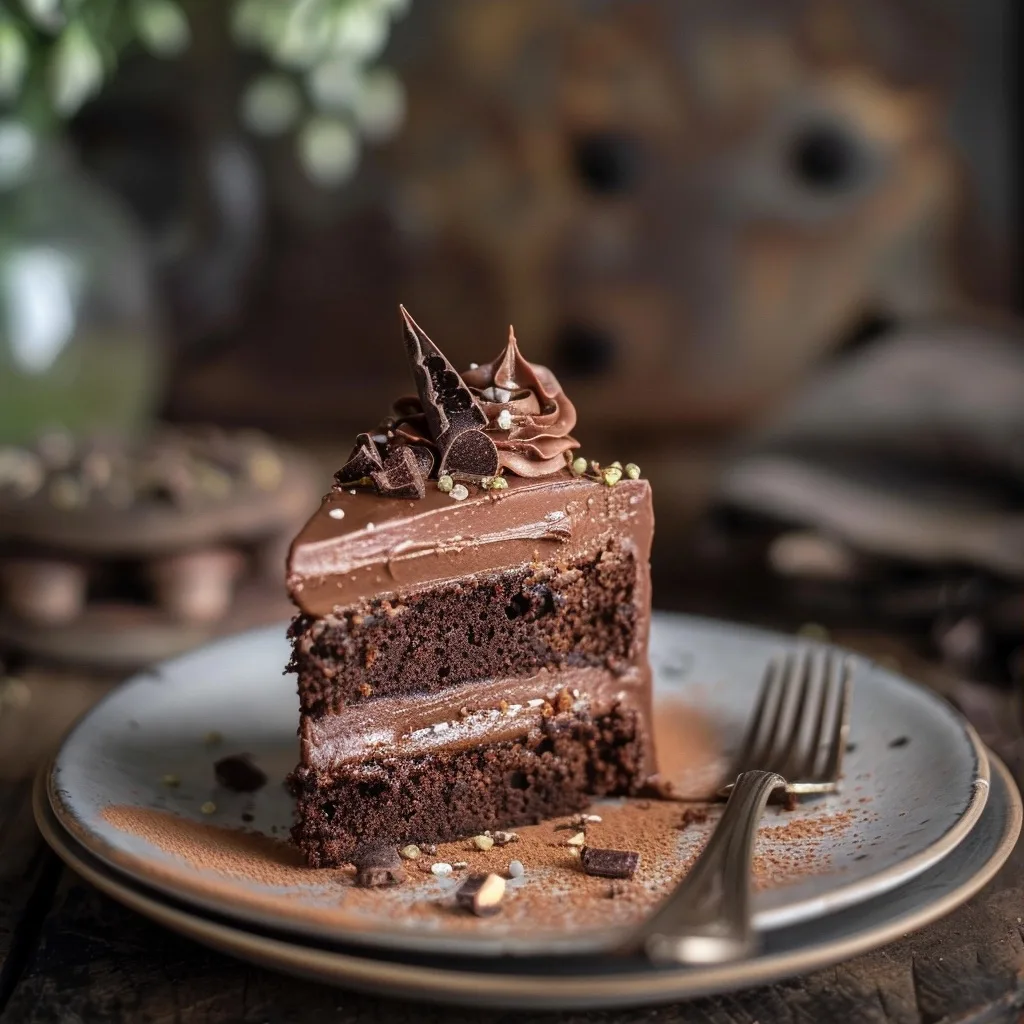 Brazilian Carrot Cake Chocolate Frosting