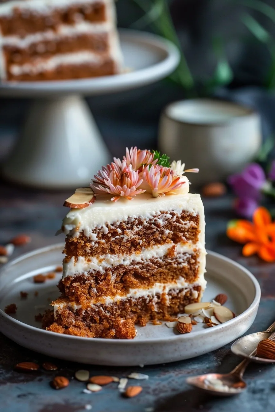 Healthy Almond Coconut Flour Carrot Cake 4 image 1780525238020