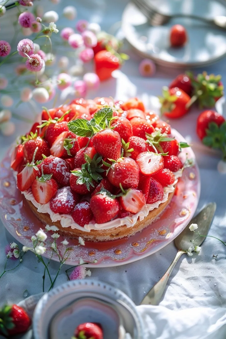 Strawberry Upside Down Cake: A Sweet Classic 4 image 1780607054165
