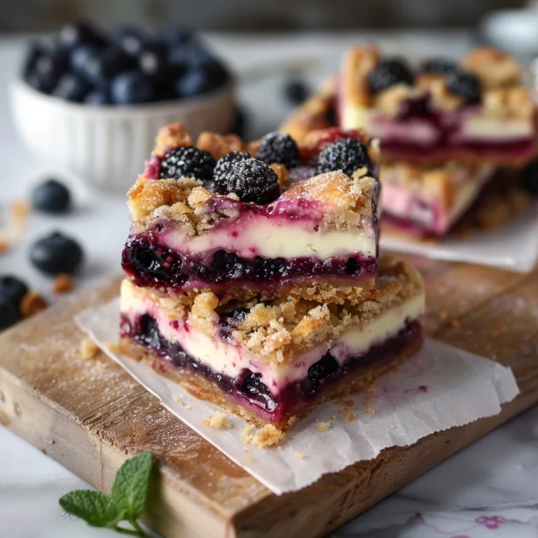 Blueberry Cream Cheese Bars: A Sweet Dream