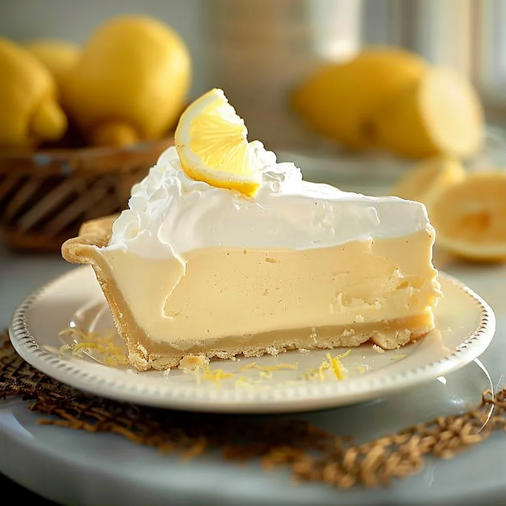 Easy Lemon Cream Pie: A Zesty Delight